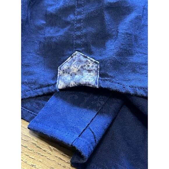 Mens Robert Graham Colored Cuff Button Up Shirt Sz 2XL Classic City Professional - Picture 15 of 16